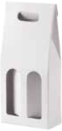 2 Bottle Gable Silver