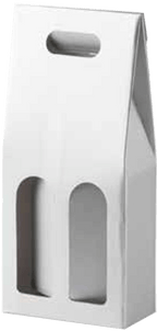2 Bottle Gable White