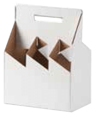 6 Bottle Wine Carrier for wine gray color