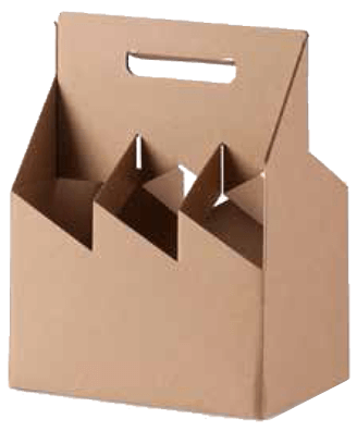 6 Bottle Wine Carrier for wine wooden color