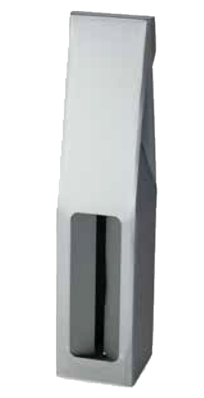 1 Bottle Gable Top Pack - With Window For Wine gray color 