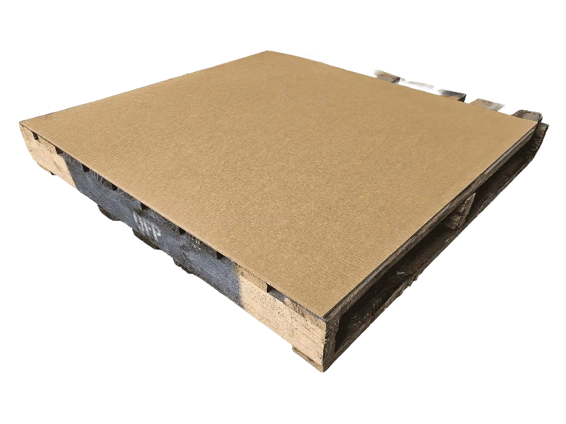 Corrugated pallet pads for packaging protection