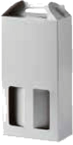 Double Wine Pack for wine gray color