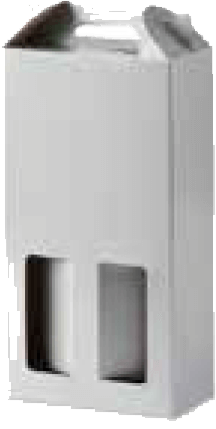 Double Wine Pack for wine gray color